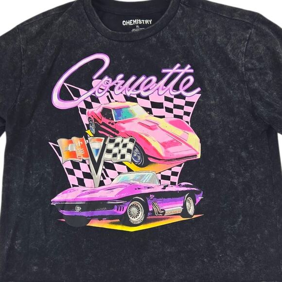 Chemistry Tops - Chemistry | Cropped Corvette T-Shirt | Size XL